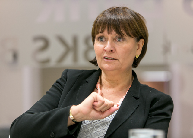 Herta Stockbauer, eine von nur drei weiblichen  Vorstandsvorsitzenden in börsennotierten Unternehmen