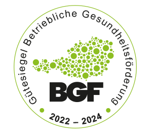 Logo BGF Gesundheitsgütesiegel 2022
