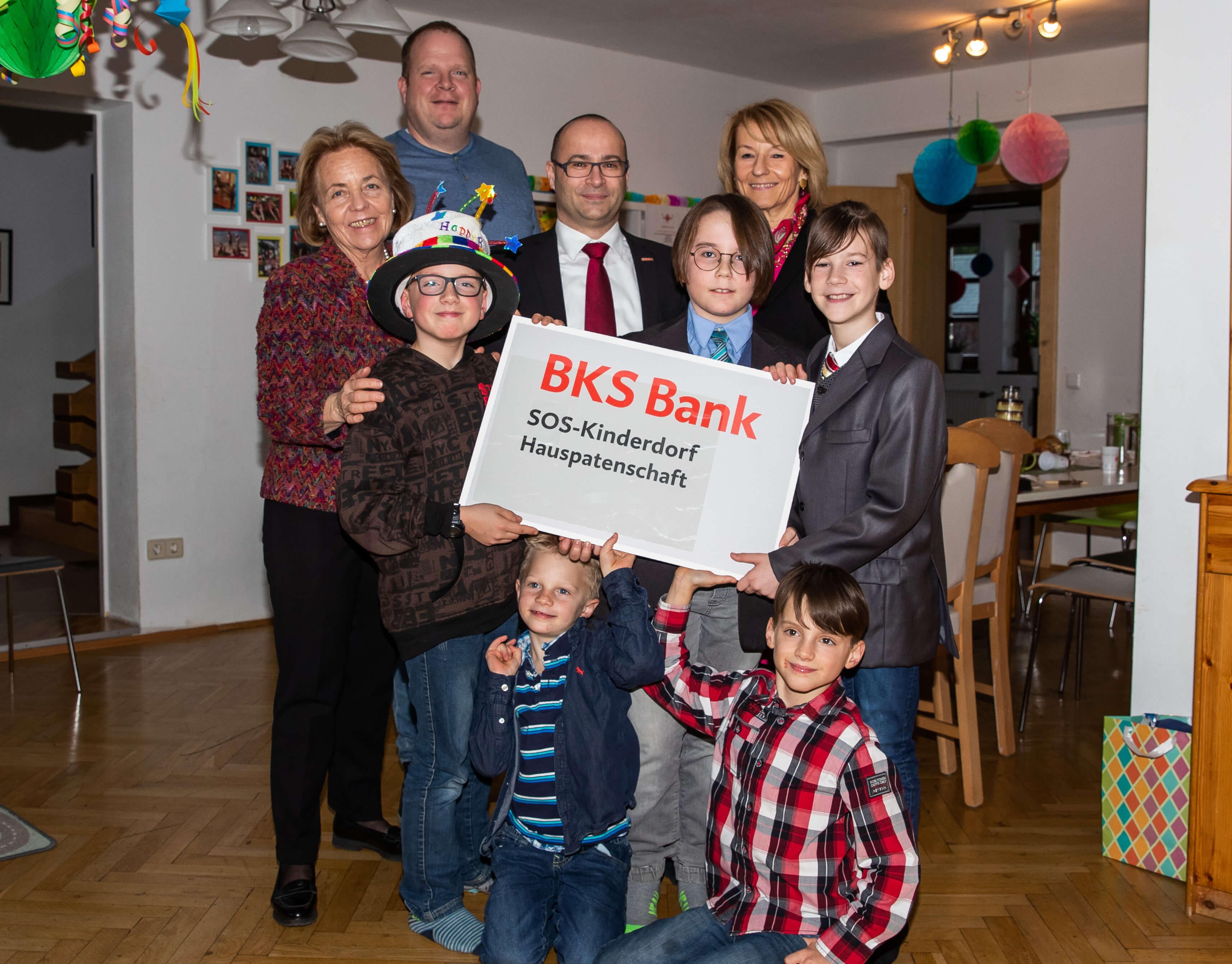<h2>BKS Bank übernimmt Patenschaft im SOS Kinderdorf</h2>