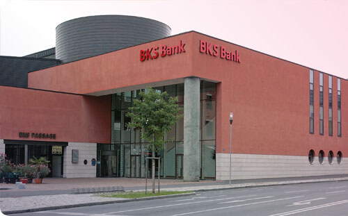 Foto BKS Bank-Zentrale in Klagenfurt. 