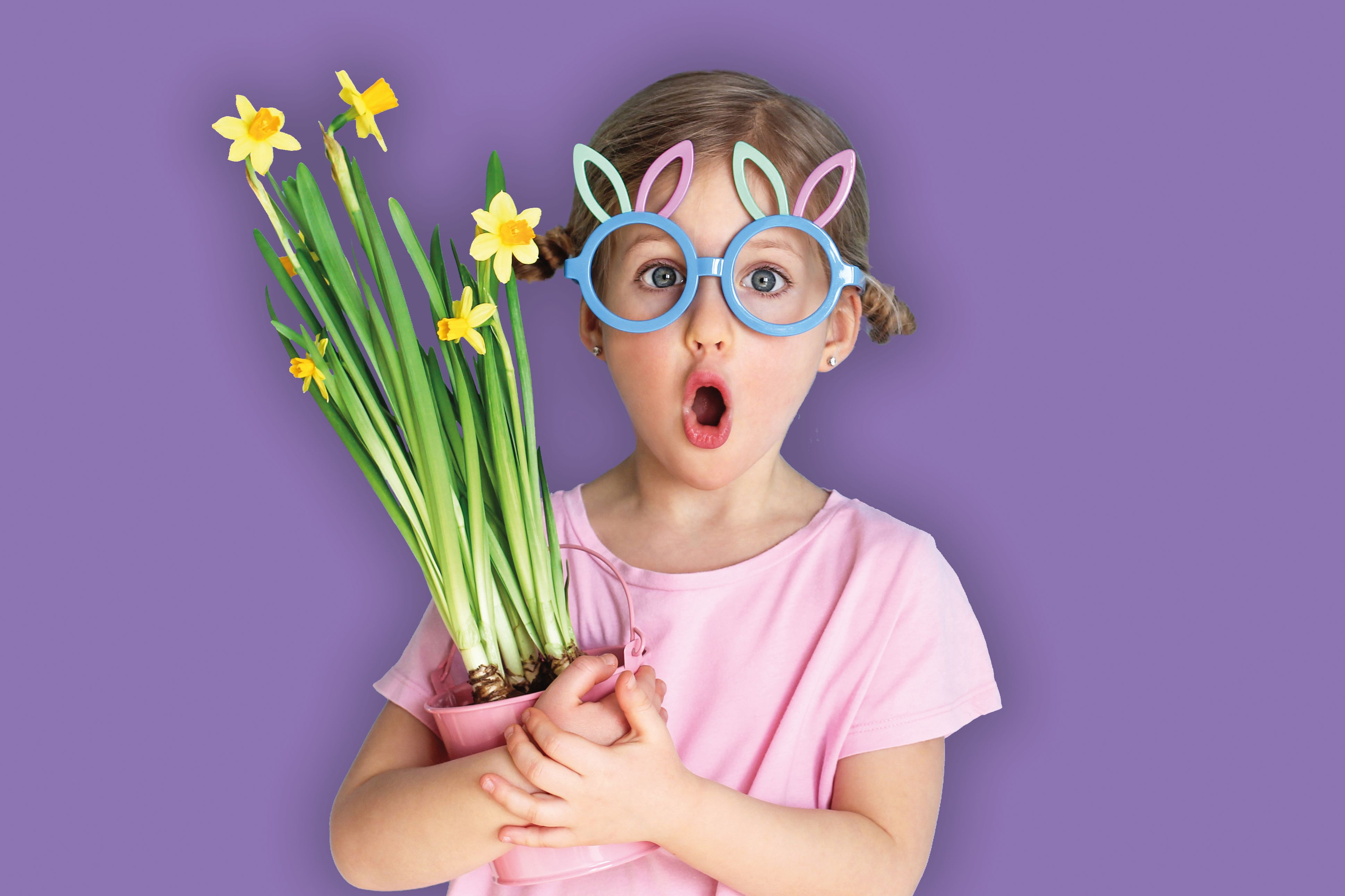 Mädchen mit Blumen - Osterbonus BKS Bank Mädchen mit Blumen - Osterbonus BKS Bank