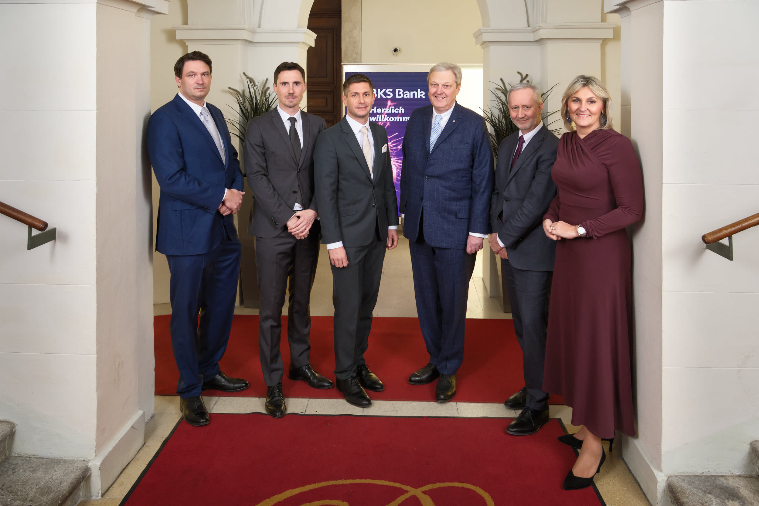 BKS Bank Neujahrsempfang - Vorstände der BKS Bank und Vertreter der BKS Bank